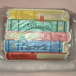 Loungefly Disney Princess Books Classic Zip Around Wallet- New without tags